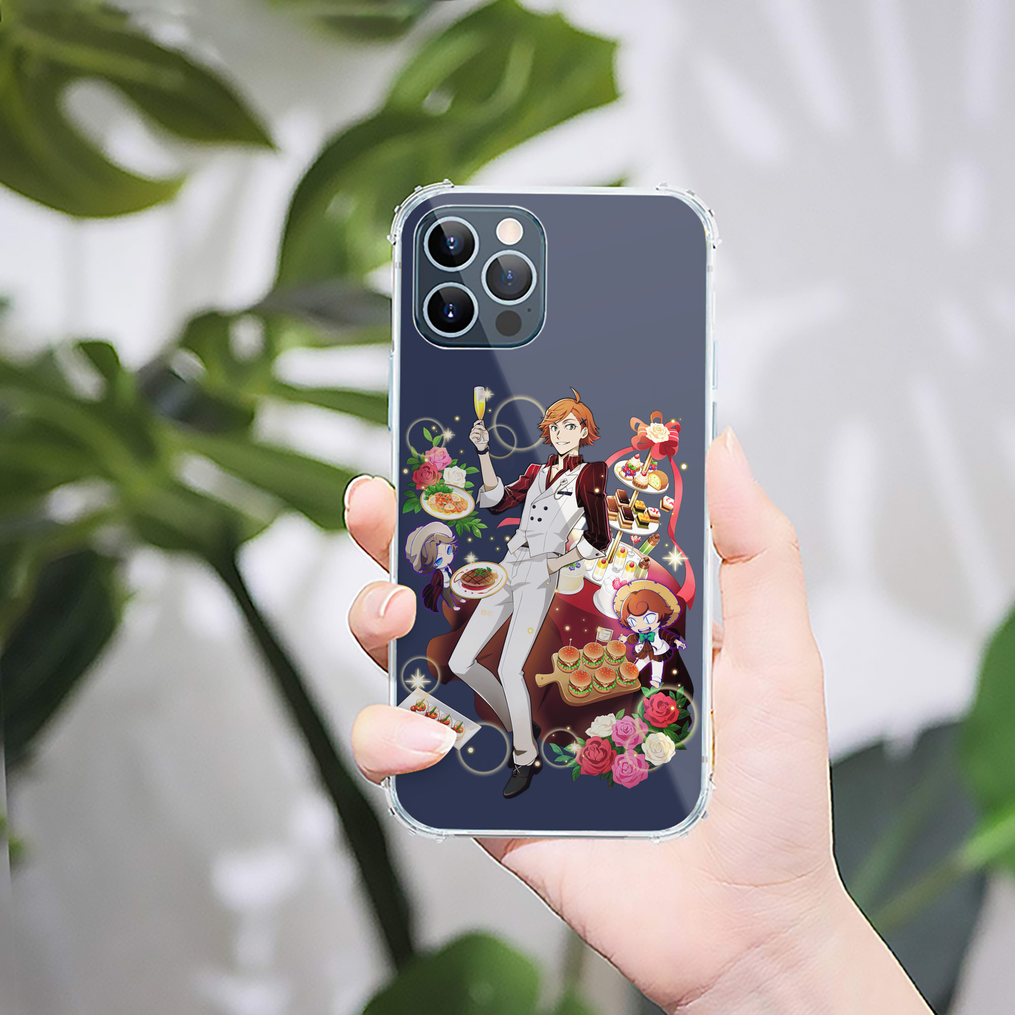 （画像用） 文豪ストレイドッグス Bungo Stray Dogs 【iPhone 12シリーズ対応】透明スマホケース（クリアソフトケース）